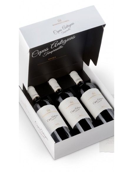 Estuche 3 botellas Martínez Corta Cepas Antiguas Tempranillo