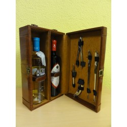 Estuche Vino ,set marisco.