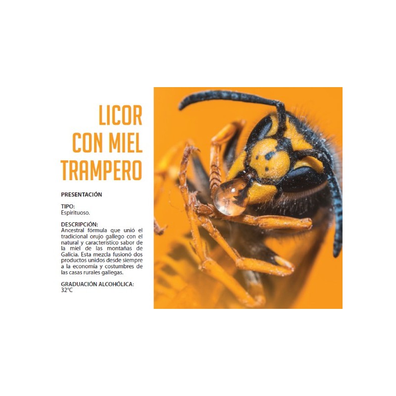 Licor de miel Trampero