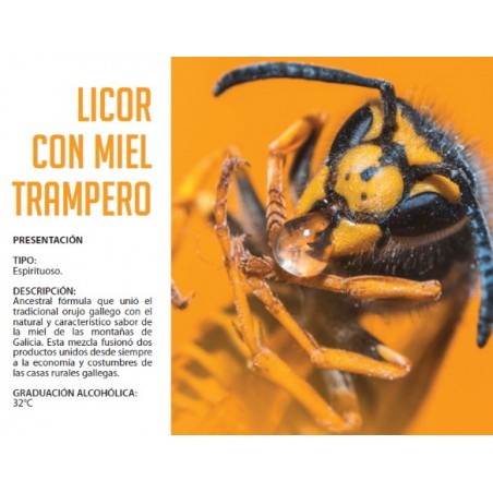 Licor de miel Trampero