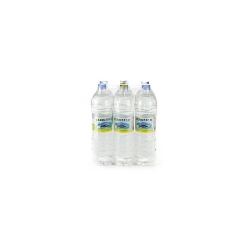 Agua Carrizal 1,5L (pack 6 unidades)