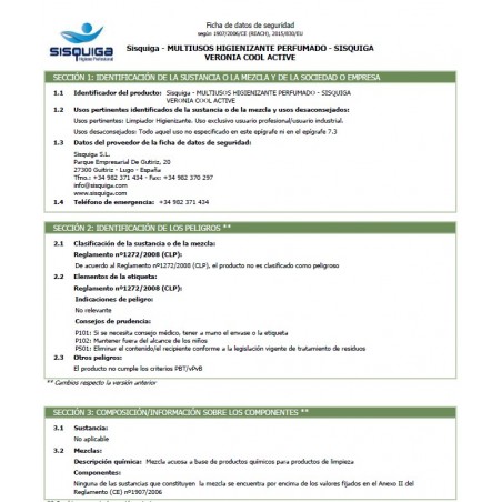 Veronia Cool Active detergente