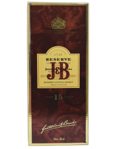 J&B Whiskey 15 años