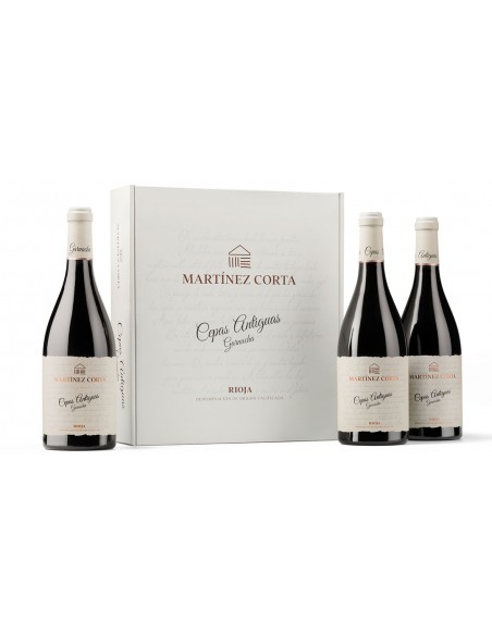Estuche 3 botellas Martínez Corta Cepas Antiguas Garnacha