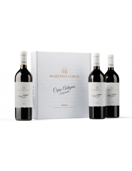 Estuche 3 botellas Martínez Corta Cepas Antiguas Tempranillo